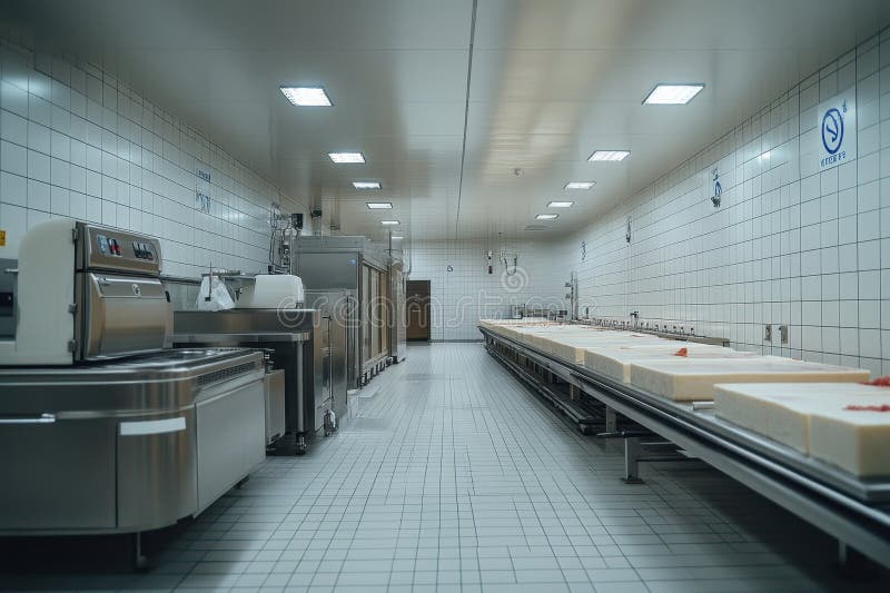 Modern food processing and packaging facility
